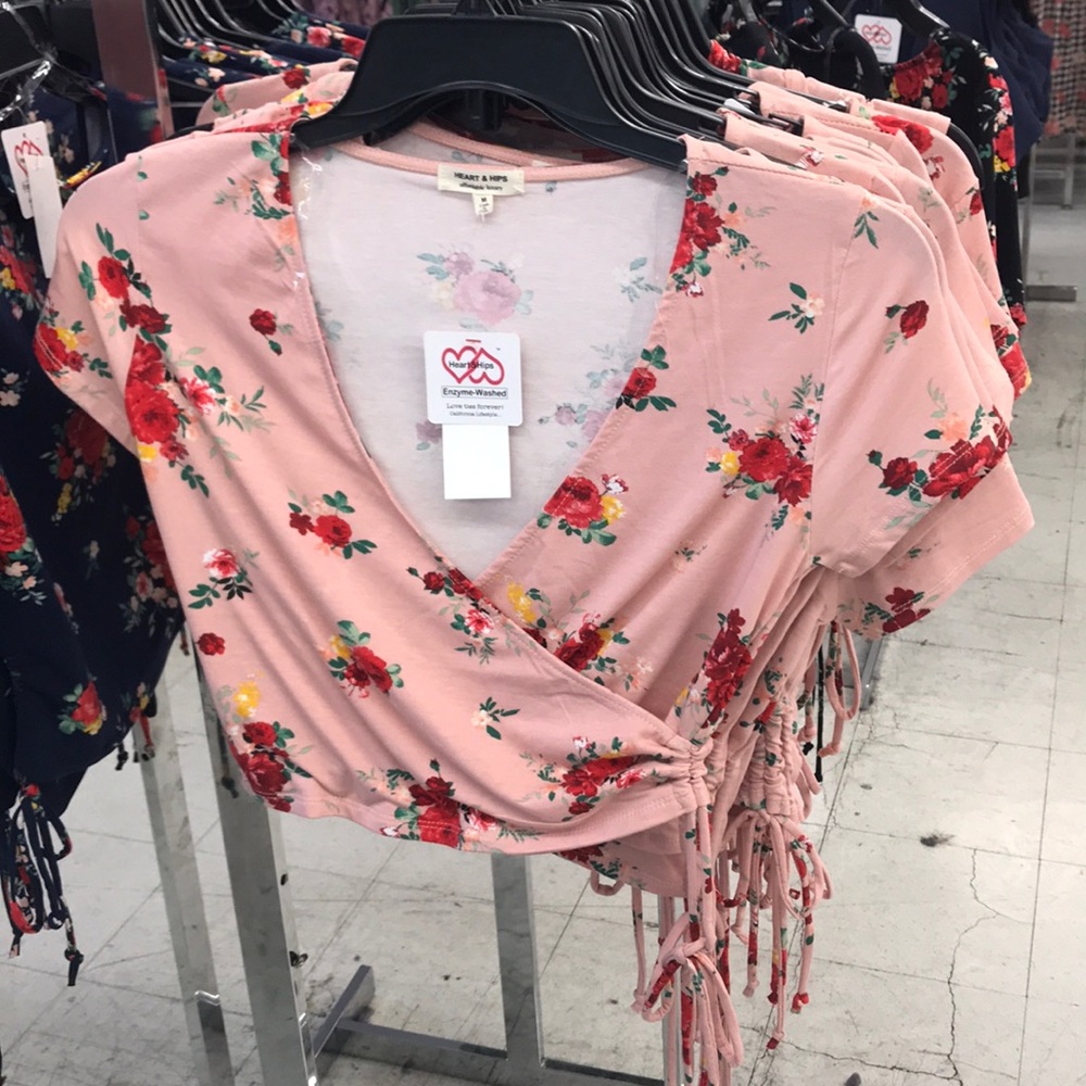 Crop top floral
